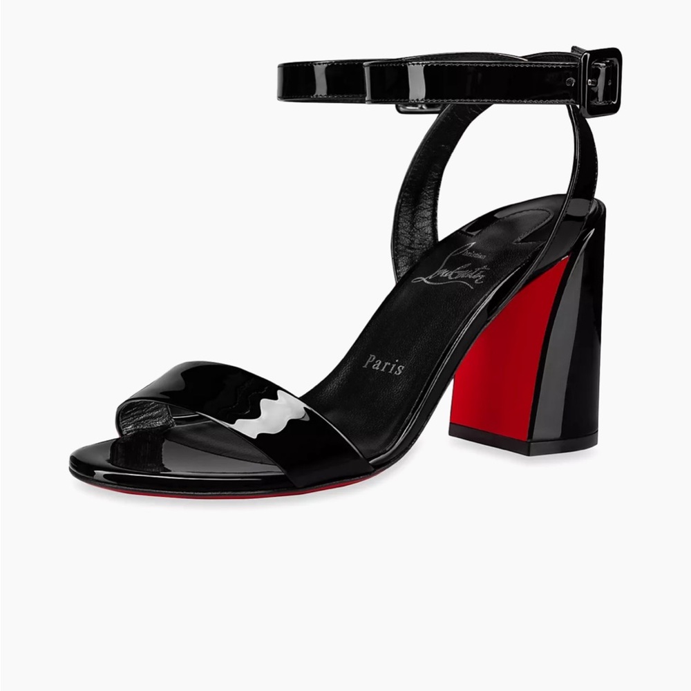 Christian Louboutin Miss Sabina 85MM Patent Leather Sandals